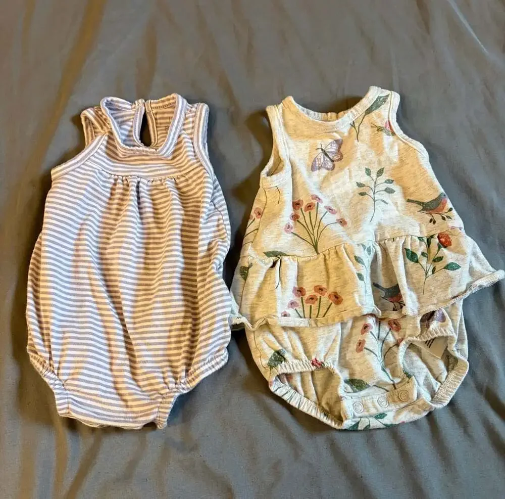 Little Planet Organic by Carter's Baby Romper Newborn Organic Cotton